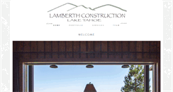 Desktop Screenshot of lamberthconstruction.com